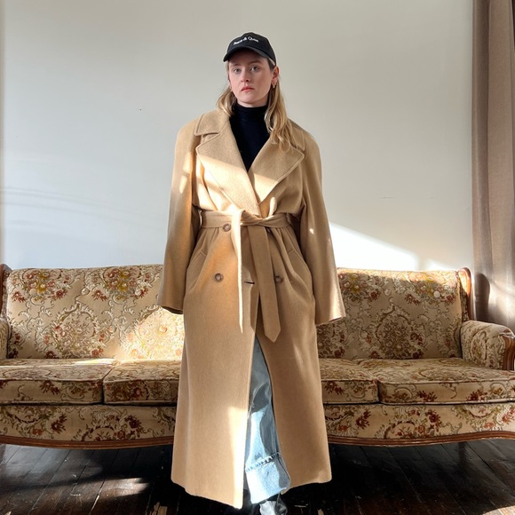 Vintage Bill Blass camel hair wool coat ~ - Picture 4 of 5